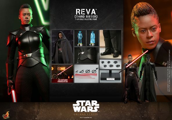 Star Wars - Moses Ingram unboxes her action figure of Reva