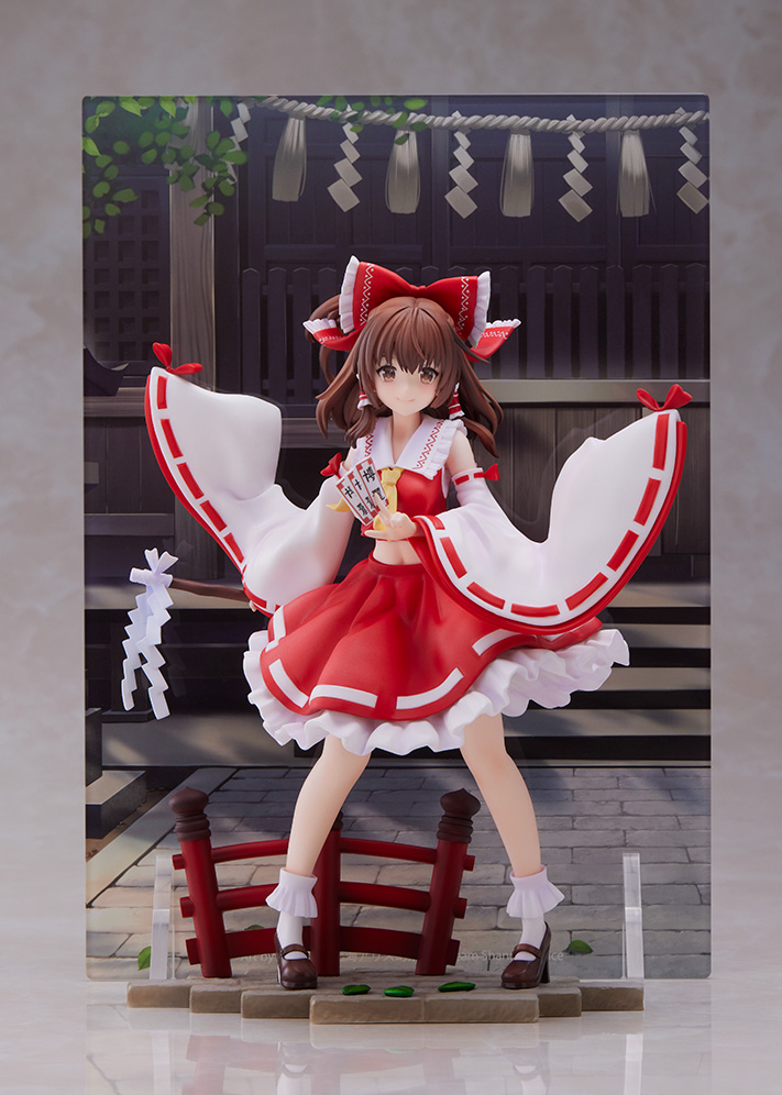 東方Project TENITOL 博麗霊夢 特製背景パネル付き　フィギュア TENITOL 東方Project 博麗霊夢 特製背景パネル付き 完成品