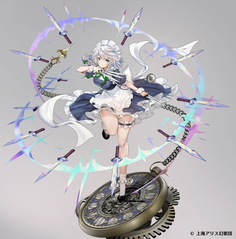 十六夜咲夜　1/7完成品フィギュア emontoys 5369-26-