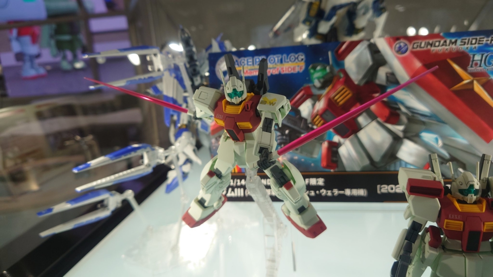 新品 HG 1/144 GUNDAM SIDE-F限定 ららぽーと福岡 ジムIII 地球連邦軍仕様 ボッシュ・ウェラー専用機 プラモデル おまけ付き GUNDAM SIDE-F 福岡\u2013 BANDAI展示：限定模型新商品|