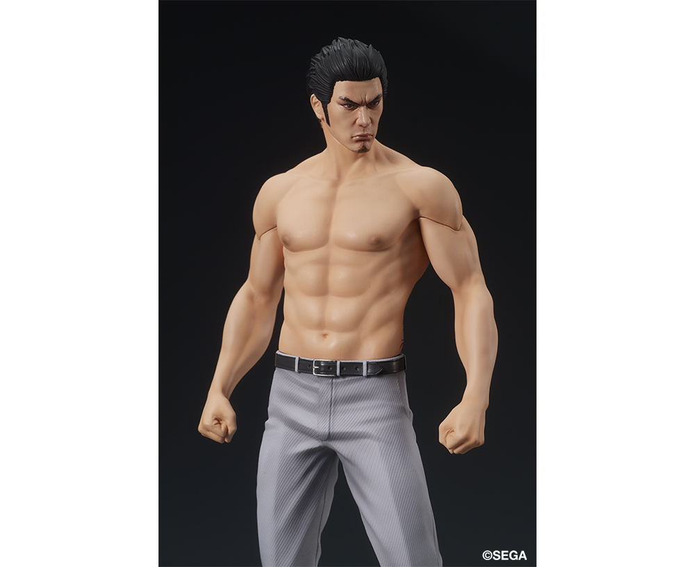 新品　figma 龍が如く 桐生一馬　フィギュア セガ 龍が如く』桐生一馬の刺青姿が威風堂々としたスタチュー