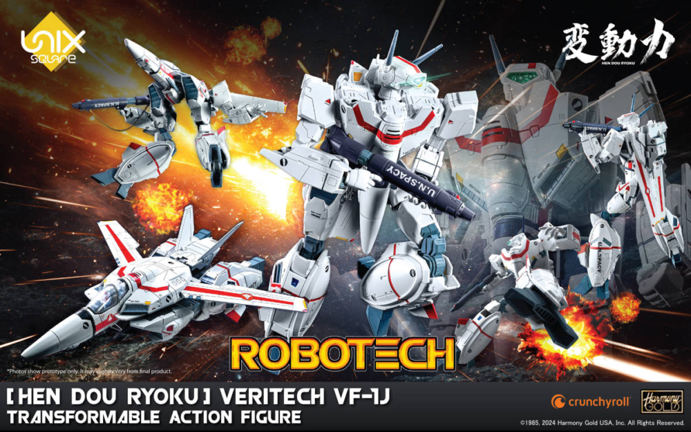 Unix Square 2025年4月發售：[変動力] Robotech Veritech VF1J 建議