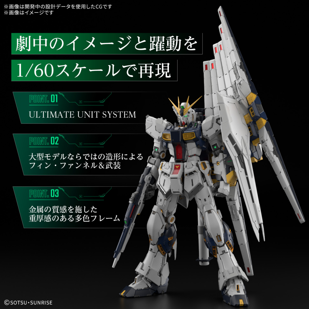 【完成】1/60 RX-93 νガンダム PERFECT GRADE UNLEASHED 1/60 νガンダム | バンダイ ホビーサイト