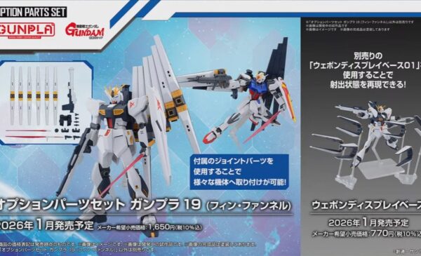 New Photos added] BANDAI 2026年1月發售: 模型 Option Part Set