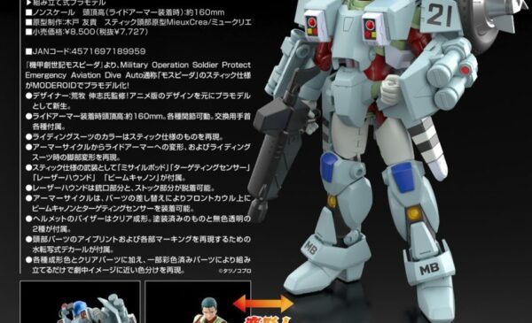 GOODSMILE 2026年9月發售：模型 MODEROID Series《機甲創世記