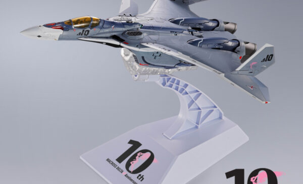 超合金GD-26可動と超合金可動GD28とVF-1Aとサイバーバース 6点セット MACROSS DELTA 10週年紀念戰機型態専用台座 公開!] BANDAI 2026年4月