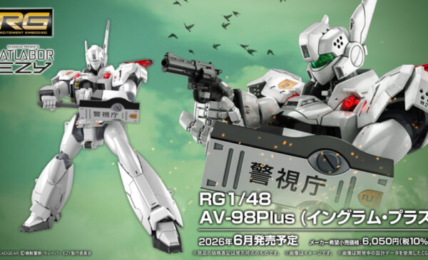BANDAI 2026年6月06日發售： 模型 RG 1/48《機動警察PATLABOR EZY》AV